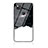 Silicone Frame Fashionable Pattern Mirror Case Cover LS1 for Google Pixel 4a