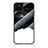 Silicone Frame Fashionable Pattern Mirror Case Cover LS1 for Google Pixel 5 Black