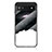 Silicone Frame Fashionable Pattern Mirror Case Cover LS1 for Google Pixel 6a 5G