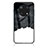 Silicone Frame Fashionable Pattern Mirror Case Cover LS1 for Huawei Enjoy 50 Pro Black