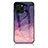 Silicone Frame Fashionable Pattern Mirror Case Cover LS1 for Huawei Enjoy 50z Purple