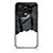 Silicone Frame Fashionable Pattern Mirror Case Cover LS1 for Huawei Honor X7a Black