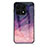 Silicone Frame Fashionable Pattern Mirror Case Cover LS1 for Huawei Honor X8a 4G Purple