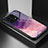 Silicone Frame Fashionable Pattern Mirror Case Cover LS1 for Huawei Honor X8a 5G Purple