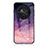 Silicone Frame Fashionable Pattern Mirror Case Cover LS1 for Huawei Honor X9b 5G Purple