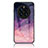 Silicone Frame Fashionable Pattern Mirror Case Cover LS1 for Huawei Mate 50 Purple