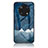 Silicone Frame Fashionable Pattern Mirror Case Cover LS1 for Huawei Nova Y90 Blue