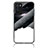 Silicone Frame Fashionable Pattern Mirror Case Cover LS1 for Oppo A16 Black