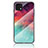 Silicone Frame Fashionable Pattern Mirror Case Cover LS1 for Oppo A16K