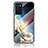 Silicone Frame Fashionable Pattern Mirror Case Cover LS1 for Oppo A16s