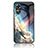 Silicone Frame Fashionable Pattern Mirror Case Cover LS1 for Oppo A17