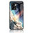 Silicone Frame Fashionable Pattern Mirror Case Cover LS1 for Oppo A57 5G