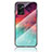 Silicone Frame Fashionable Pattern Mirror Case Cover LS1 for Oppo A76