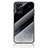 Silicone Frame Fashionable Pattern Mirror Case Cover LS1 for Oppo A76 Gray