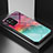 Silicone Frame Fashionable Pattern Mirror Case Cover LS1 for Oppo F19 Pro+ Plus 5G