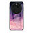 Silicone Frame Fashionable Pattern Mirror Case Cover LS1 for Oppo Find X6 5G Purple