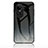 Silicone Frame Fashionable Pattern Mirror Case Cover LS1 for Oppo Reno10 5G Gray