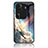 Silicone Frame Fashionable Pattern Mirror Case Cover LS1 for Oppo Reno11 Pro 5G