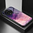 Silicone Frame Fashionable Pattern Mirror Case Cover LS1 for Realme 11 5G Purple