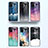 Silicone Frame Fashionable Pattern Mirror Case Cover LS1 for Samsung Galaxy A03s