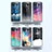 Silicone Frame Fashionable Pattern Mirror Case Cover LS1 for Samsung Galaxy A12 5G