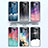 Silicone Frame Fashionable Pattern Mirror Case Cover LS1 for Samsung Galaxy A13 5G