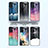 Silicone Frame Fashionable Pattern Mirror Case Cover LS1 for Samsung Galaxy A15 4G