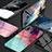 Silicone Frame Fashionable Pattern Mirror Case Cover LS1 for Samsung Galaxy A20