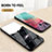 Silicone Frame Fashionable Pattern Mirror Case Cover LS1 for Samsung Galaxy A20