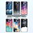 Silicone Frame Fashionable Pattern Mirror Case Cover LS1 for Samsung Galaxy A21s