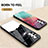 Silicone Frame Fashionable Pattern Mirror Case Cover LS1 for Samsung Galaxy A53 5G