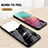 Silicone Frame Fashionable Pattern Mirror Case Cover LS1 for Samsung Galaxy A90 5G