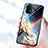 Silicone Frame Fashionable Pattern Mirror Case Cover LS1 for Samsung Galaxy A91