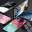 Silicone Frame Fashionable Pattern Mirror Case Cover LS1 for Samsung Galaxy M01s