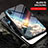 Silicone Frame Fashionable Pattern Mirror Case Cover LS1 for Samsung Galaxy M02