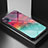 Silicone Frame Fashionable Pattern Mirror Case Cover LS1 for Samsung Galaxy M02