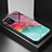 Silicone Frame Fashionable Pattern Mirror Case Cover LS1 for Samsung Galaxy M02s