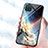 Silicone Frame Fashionable Pattern Mirror Case Cover LS1 for Samsung Galaxy M12