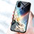 Silicone Frame Fashionable Pattern Mirror Case Cover LS1 for Samsung Galaxy M21