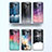 Silicone Frame Fashionable Pattern Mirror Case Cover LS1 for Samsung Galaxy M23 5G