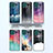 Silicone Frame Fashionable Pattern Mirror Case Cover LS1 for Samsung Galaxy M62 4G