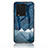 Silicone Frame Fashionable Pattern Mirror Case Cover LS1 for Vivo iQOO Neo7 5G Blue
