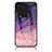 Silicone Frame Fashionable Pattern Mirror Case Cover LS1 for Vivo iQOO Neo7 5G Purple