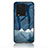 Silicone Frame Fashionable Pattern Mirror Case Cover LS1 for Vivo iQOO Neo7 SE Blue