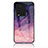 Silicone Frame Fashionable Pattern Mirror Case Cover LS1 for Vivo iQOO Neo7 SE Purple