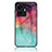 Silicone Frame Fashionable Pattern Mirror Case Cover LS1 for Vivo iQOO Z6 Lite 5G