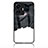 Silicone Frame Fashionable Pattern Mirror Case Cover LS1 for Vivo iQOO Z6 Lite 5G Black