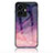 Silicone Frame Fashionable Pattern Mirror Case Cover LS1 for Vivo iQOO Z6 Lite 5G Purple