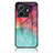 Silicone Frame Fashionable Pattern Mirror Case Cover LS1 for Vivo iQOO Z6 Pro 5G