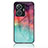 Silicone Frame Fashionable Pattern Mirror Case Cover LS1 for Vivo T1 4G